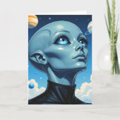 あなたの誕生日がこの世界から |エイリアン カード (正面)