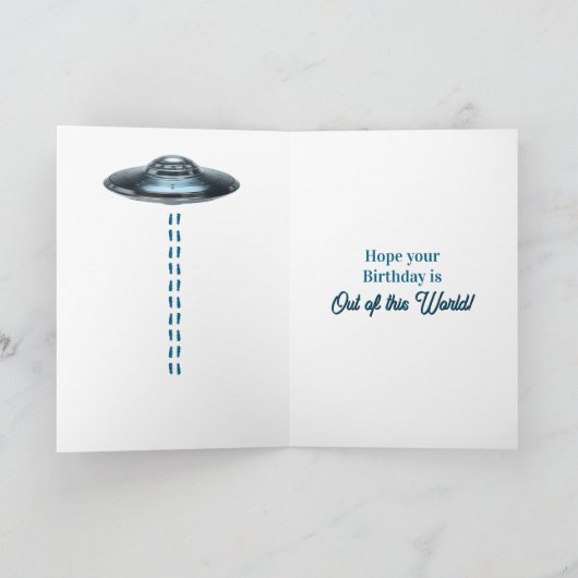 あなたの誕生日がこの世界から |エイリアン カード (内部)