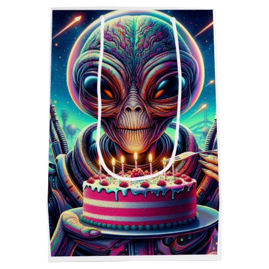 あなたの誕生日がこの世界から |エイリアン ミディアムペーパーバッグ (裏面)