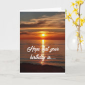 あなたの誕生日がこの写真と同じくらい美しいことを願う カード (黄色い花)
