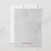 あなたの誕生日がエビのように素晴らしいことを願う！誕生田 (裏面)