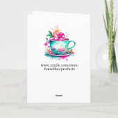 あなたの誕生日が新しいことを望む | 内側の色付けページ カード (裏面)