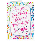 あなたの誕生日が美賛美しくJust lであることを願う (正面)