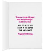 あなたの誕生日が美賛美しくJust lであることを願う (内側 (右))
