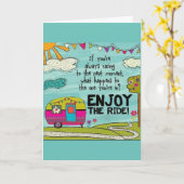 あなたの誕生日が「冒険」であることを願っています。 カード (黄色い花)