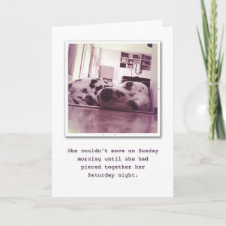 あなたの誕生日で満足させて下さい カード