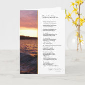 あなたの誕生日で、これらのすべての恵みはあなたのものでありますように カード (黄色い花)