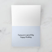 あなたの誕生日で…リラックスするために時間をとって下さい カード (内部)