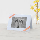 あなたの誕生日で…リラックスするために時間をとって下さい カード (黄色い花)