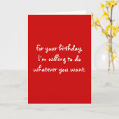 あなたの誕生日には、私は喜んであなたが何をする… カード (黄色い花)