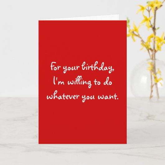 あなたの誕生日には、私は喜んであなたが何をする… カード (黄色い花)