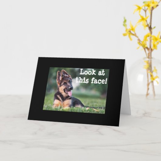 あなたの誕生日に「悲し恋しく思い」と カード (黄色い花)