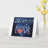 あなたの誕生日のために「幸せ」にする カード (黄色い花)