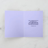 あなたの誕生日のための祈りの言葉 カード (内部)