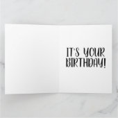 あなたの誕生日のオーバーサイズカード カード (内部)