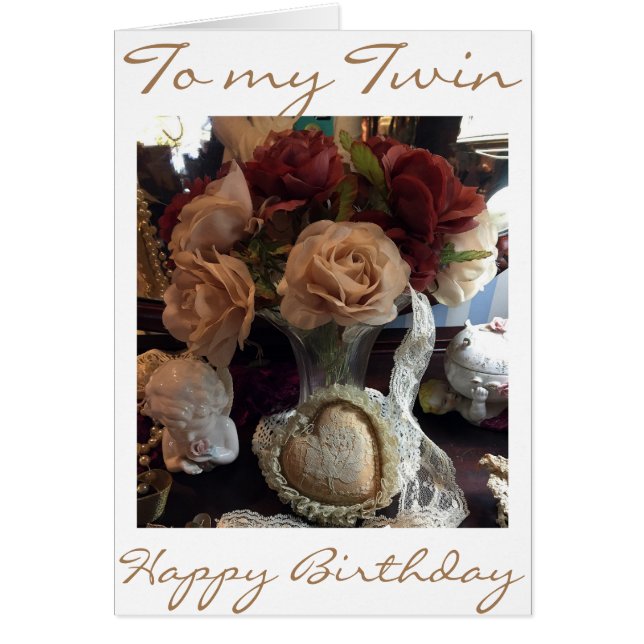 あなたの誕生日の私の美しい双子に (正面)