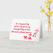 あなたの誕生日の非常に*特別な娘に カード (黄色い花)