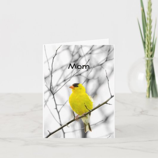 あなたの誕生日の"MOM"ツイートハッピーバースデー カード (正面)