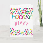 あなたの誕生日の**NIECE**を楽しみに カード (正面)