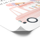 あなたの誕生日は最愛の日アイスクリームトラックである ポスター (角)