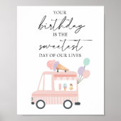 あなたの誕生日は最愛の日アイスクリームトラックである ポスター (正面)