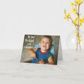 あなたの誕生日は覚えている。.... カード (黄色い花)