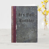 あなたの誕生日オルドブーケデザインカード カード (黄色い花)