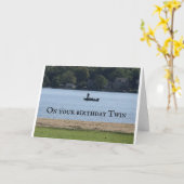 あなたの誕生日カードの私の「双子の兄弟」へ カード (黄色い花)