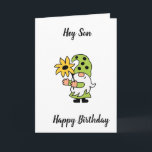 あなたの誕生日カードの"息子"のためのゴルフのユーモア カード<br><div class="desc">ハッピーバースデーカードの息子クールの格言と素晴らしあなたがパパを"誰でも"に変更することができ、私はもっと作っている。</div>