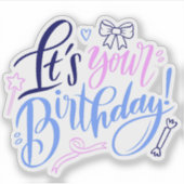 あなたの誕生日シール シール (正面)