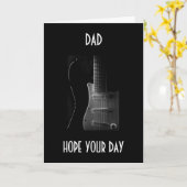 あなたの誕生日パパで正しいノートを打つ カード (黄色い花)