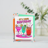 あなたの誕生日ポストカードです ポストカード (スタンド正面)