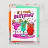 あなたの誕生日ポストカードです ポストカード (正面)