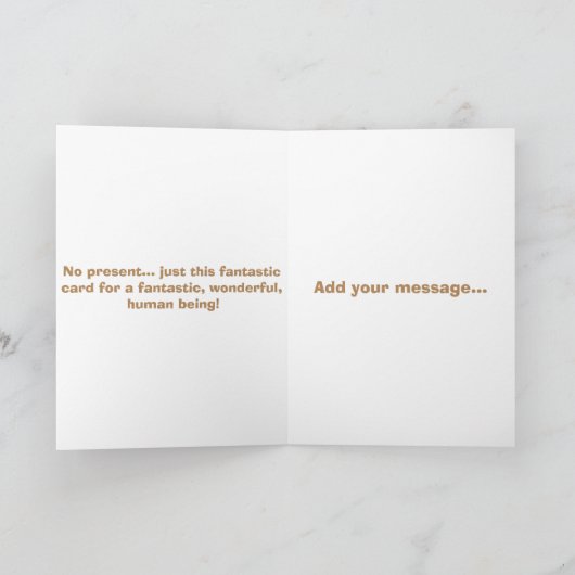 あなたの誕生日漫画のムースだ カード (内部)