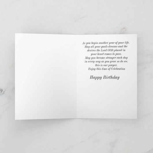 あなたの誕生日牧師 シーズンカード (内部)