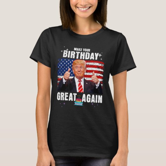 あなたの誕生日素晴らしは再び2024米国の大統領選挙の議長 Tシャツ (正面)