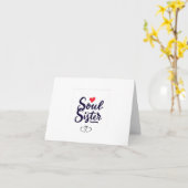 「あなたの誕生日」が魂の妹に届く時の愛 カード (黄色い花)