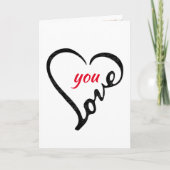 **あなたの誕生日**に、多くの「愛」カードが付いている カード (正面)