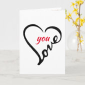 **あなたの誕生日**に、多くの「愛」カードが付いている カード (黄色い花)