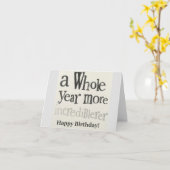 「あなたの誕生日」ウィッシュの「新語」 カード (黄色い花)