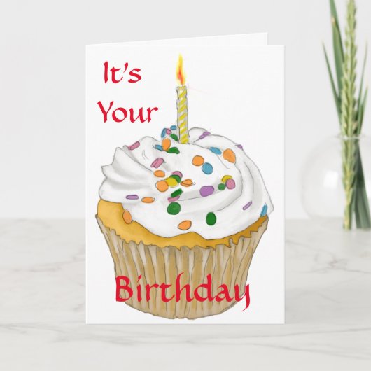 あなたの誕生日 カード (正面)