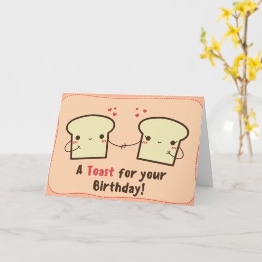 あなたの誕生日 カード (黄色い花)