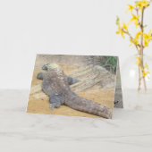 あなたの誕生日 – ワイルドサイドを歩く カード (黄色い花)