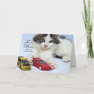 あなたの誕生日(猫)カードのため カード