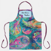 あなたの調理師のための美しいお気に入りの贈り物！ エプロン (正面)