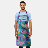 あなたの調理師のための美しいお気に入りの贈り物！ エプロン (着用した状態)