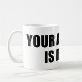 あなたの議論は無効です コーヒーマグカップ (左)