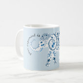 あなたの議論はIrrelephantのしゃれのマグです コーヒーマグカップ (正面左)