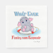 あなたの象を浮かせるものは何でもベビー スタンダードランチョンナプキン (正面)