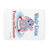 あなたの象を浮かせるものは何でもベビー マグネット (横)